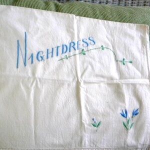1920's "Nightdress" Embroidered Bag